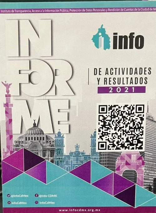Informe Anual 2021 InfoCDMX en el Congreso de la CDMX - María del ...