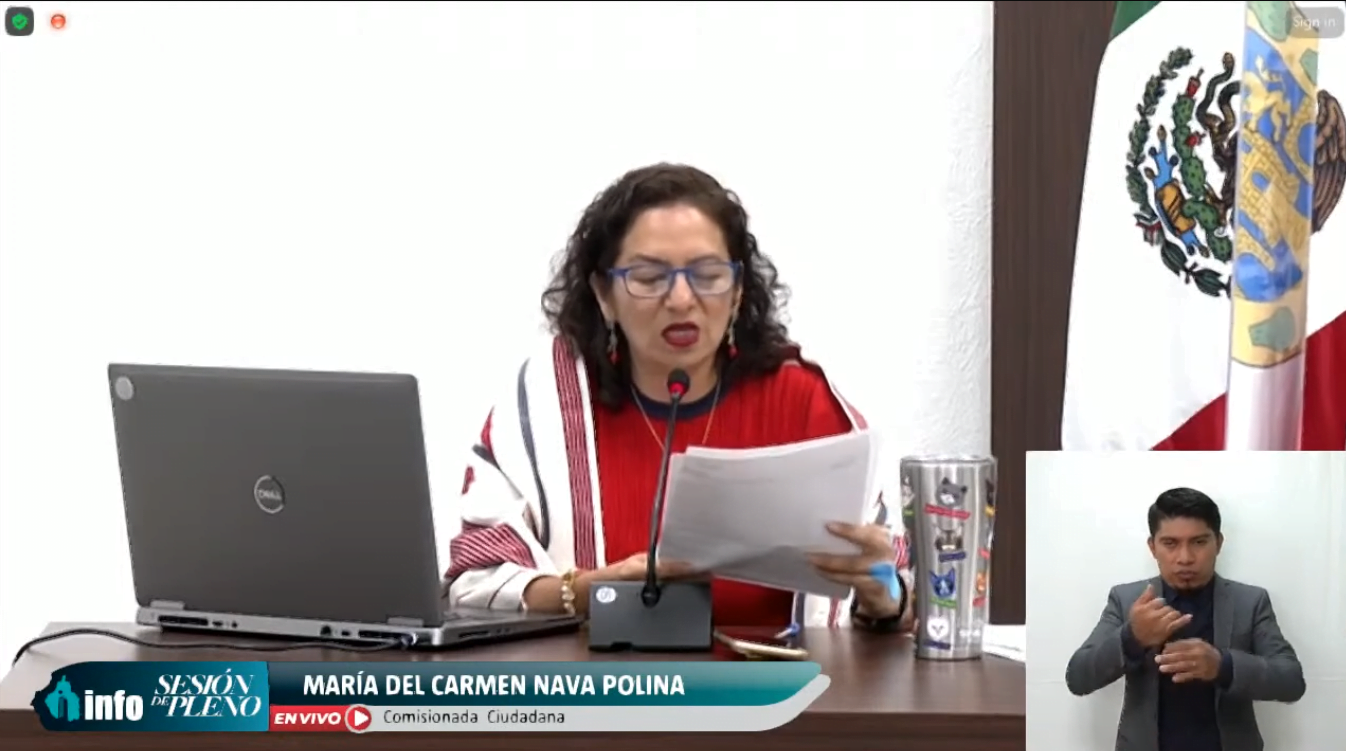 Posicionamiento sobre la situación del Pleno del INAI - María del ...