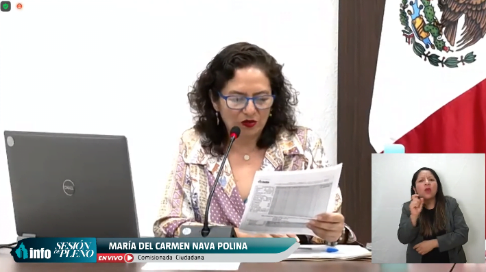 Posicionamiento de la comisionada Nava Polina sobre el nombramiento del ...