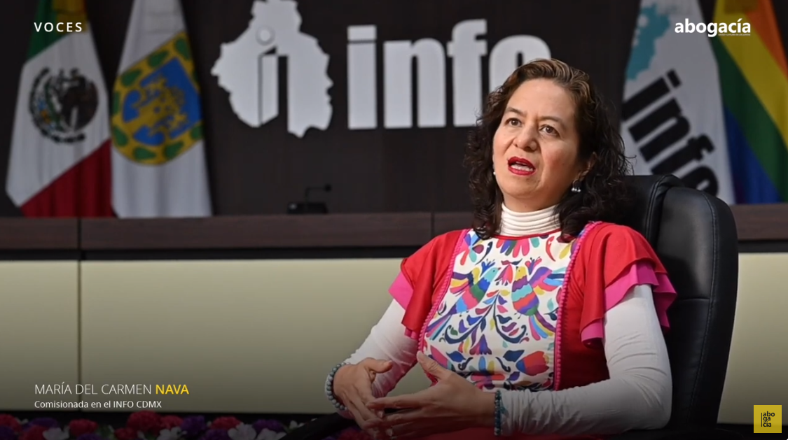 Momentos paradigmáticos del INFO CDMX: María del Carmen Nava - María ...