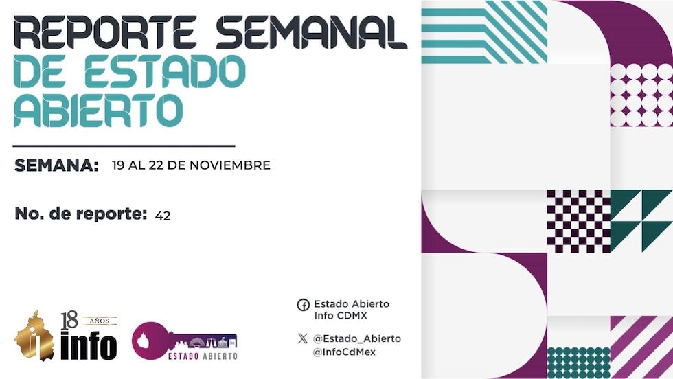 Reporte Semanal 42/2024: con énfasis en los aportes de la Comisionada ...